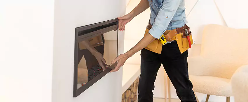 Metal Fireplace Installation in Waverly, Michigan