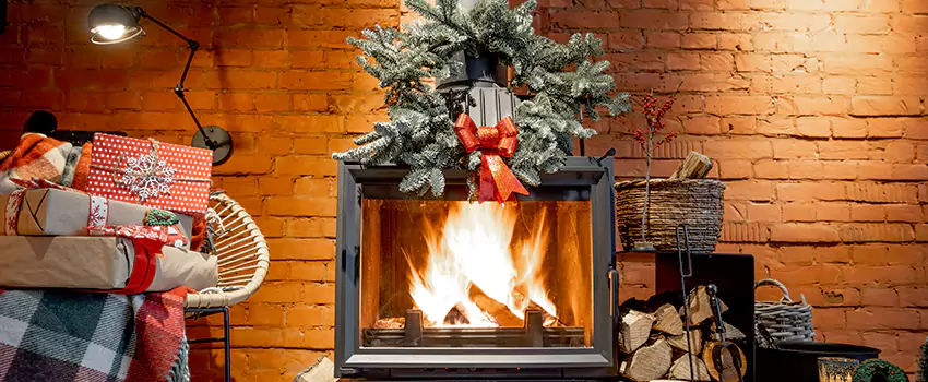 Travis Industries Linear Gas Fireplace Installation in Waverly, Michigan