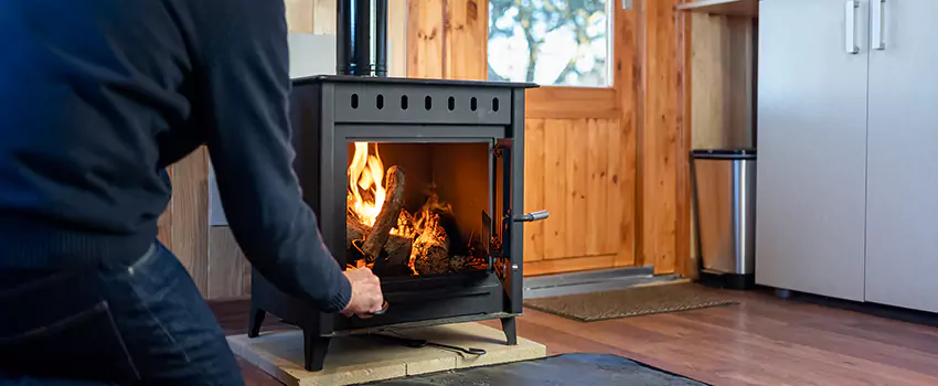 Open Hearth Wood Fireplace Installation in Waverly, MI