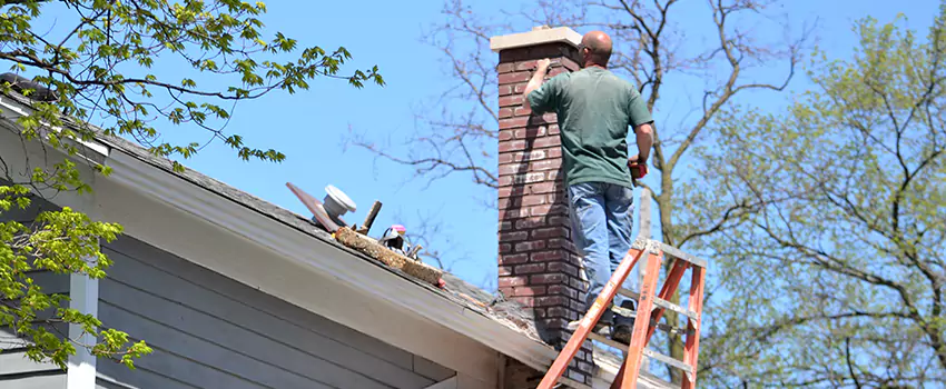 Vinyl and PVC Chimney Flashing Installation in Waverly, MI