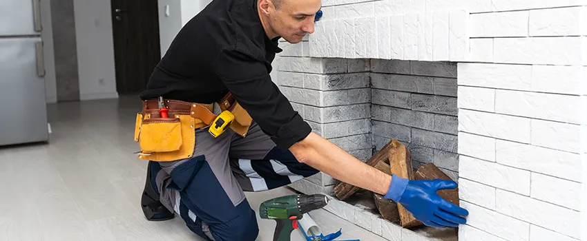 Fireplace Damaged Damper Frame Repair Services in Waverly, Michigan