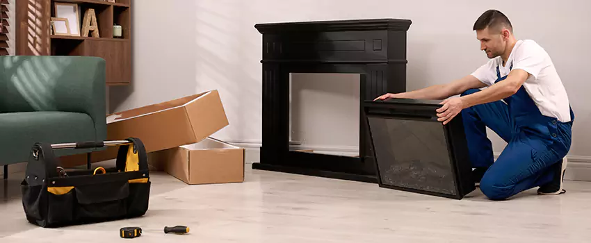 Old Rusted Metal Fireplace Repair And Replacement in Waverly, MI